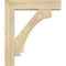 Ekena Millwork Imperial Block Rough Sawn Bracket w/ Offset Brace, Douglas Fir, 6"W x 24"D x 28"H BKT0604X24X28IMP05RDF - alternate 2